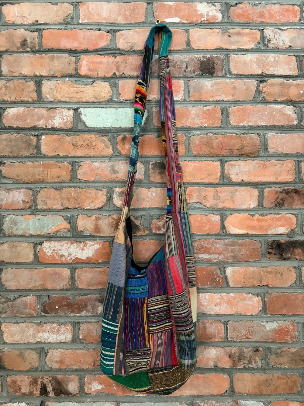 Bohemian Multicolor Patchwork Crossbody Bag